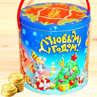 Недорогой детский новогодний подарок 1000 грамм в Химках    